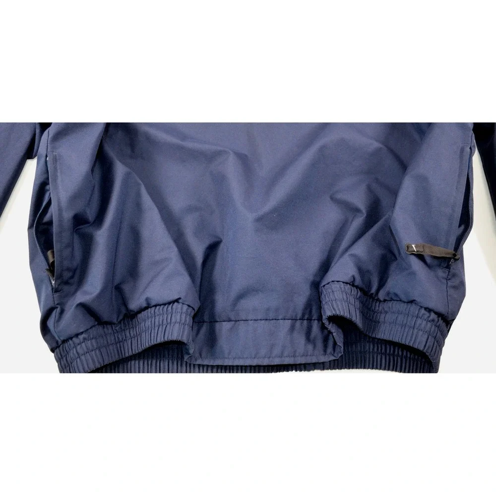 Nike 1/4 Snap Navy Blue Windbreaker Men's XL Pullover Jacket Outdoor